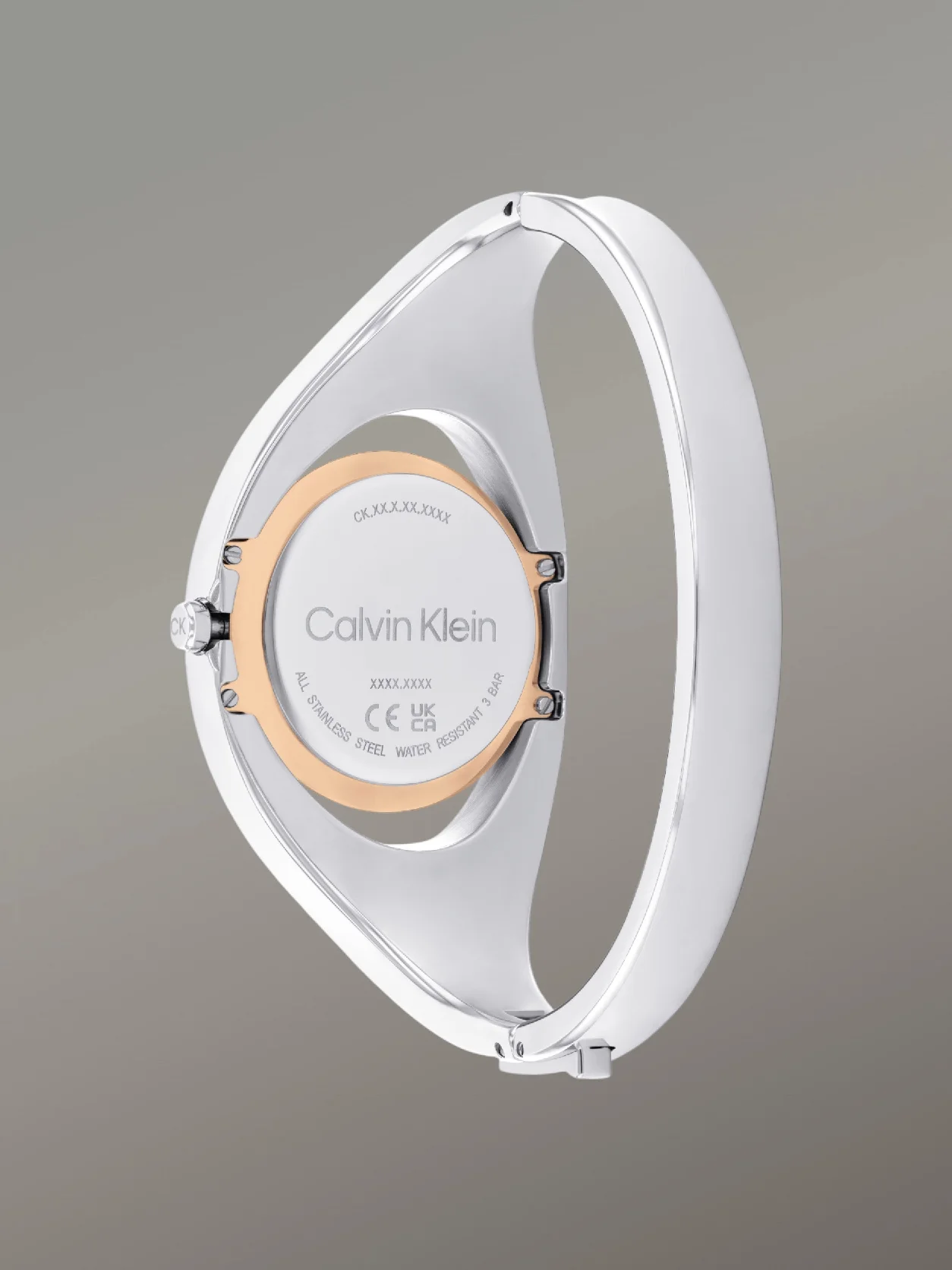 Silver ساعة يد إيليشن بسوار نحيف