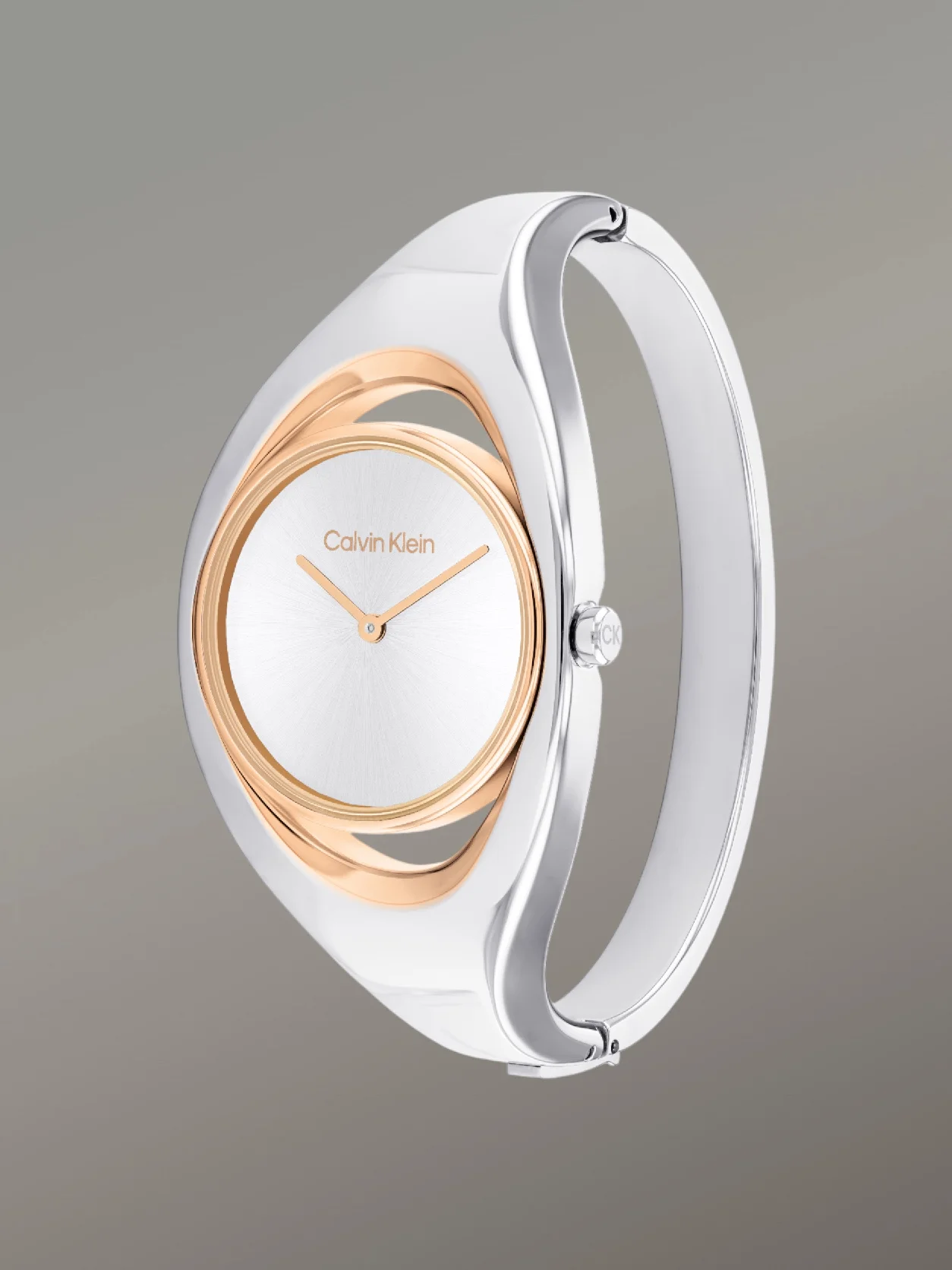 Silver ساعة يد إيليشن بسوار نحيف