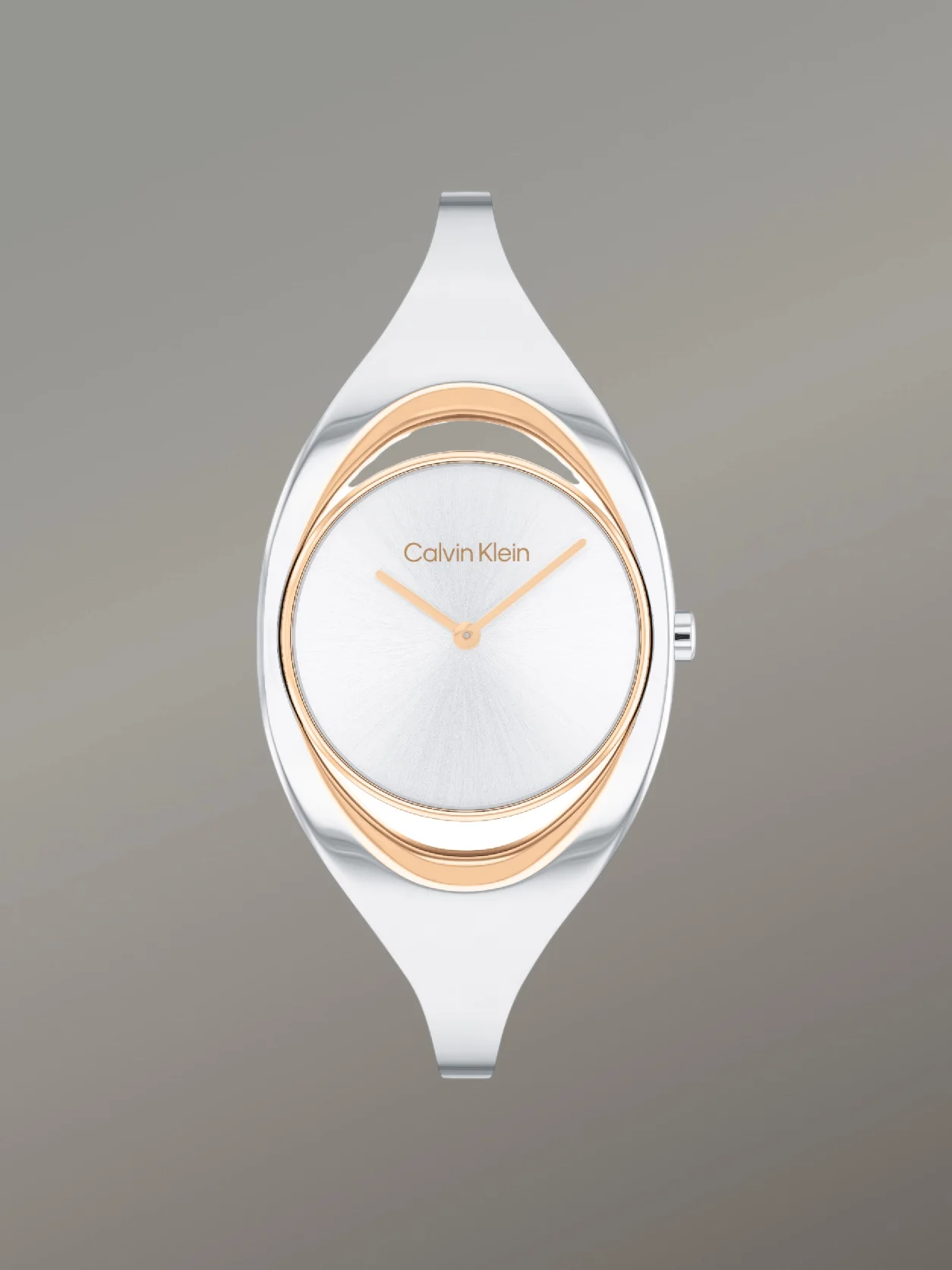 Silver ساعة يد إيليشن بسوار نحيف