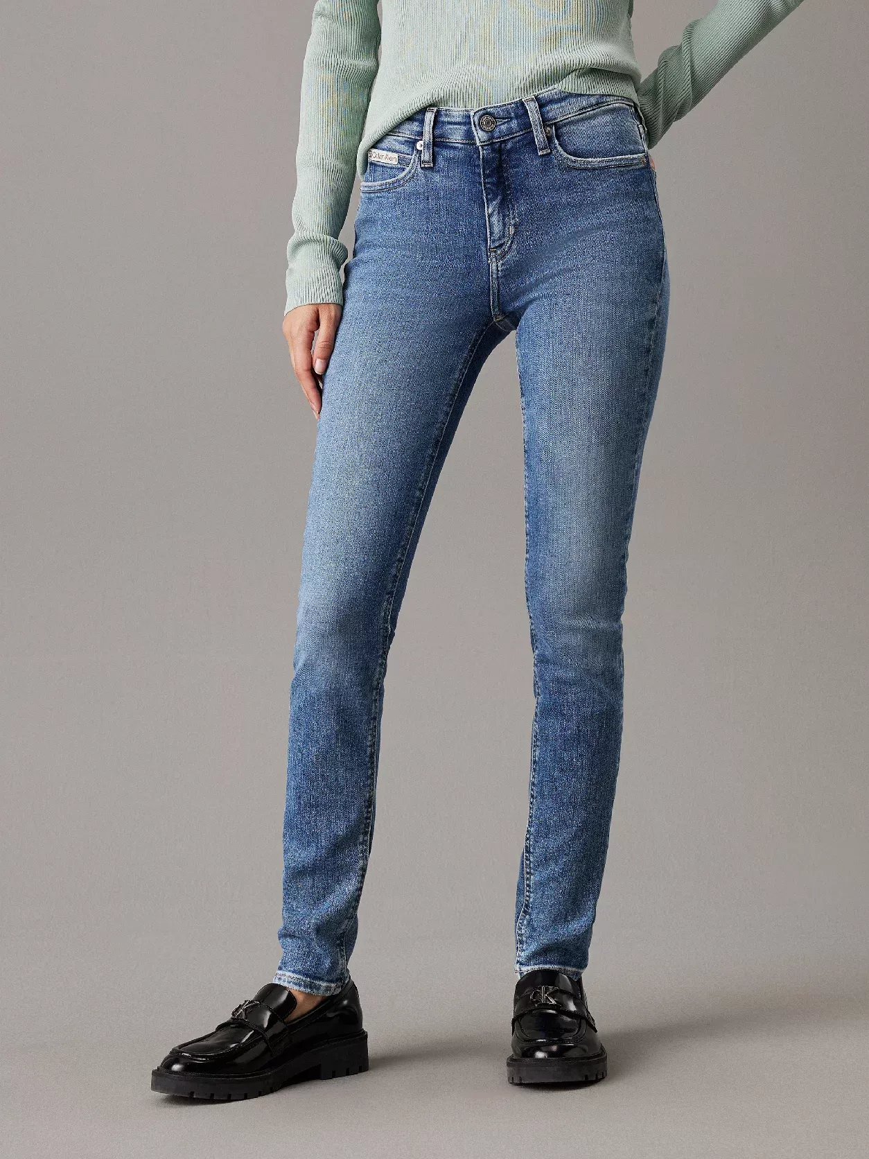 Mid Rise Skinny Jeans