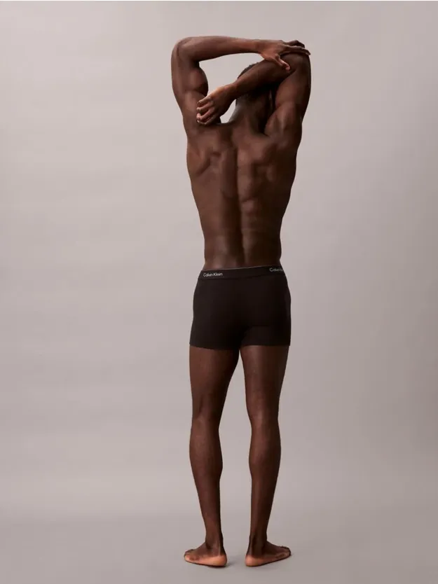 Black w/ Chalk Logo/Black w/ Currie 3 Pack Relaxed Dart Trunks - Icon Cotton Stretch