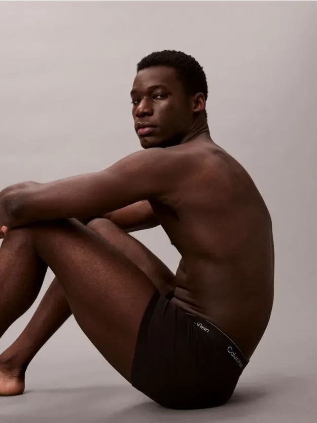 Black w/ Chalk Logo/Black w/ Currie 3 Pack Relaxed Dart Trunks - Icon Cotton Stretch